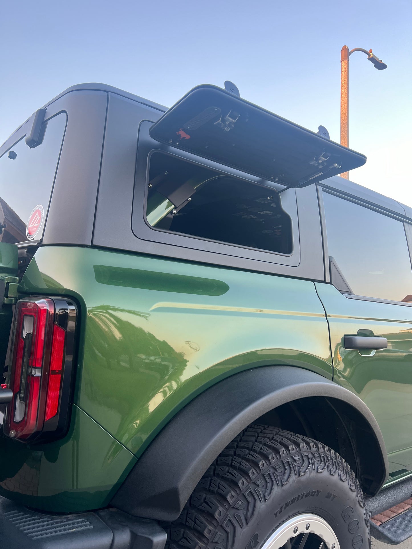 6th Gen Bronco 4 Door 2021 - 2025 Gullwing Hatch System with Molle Panels