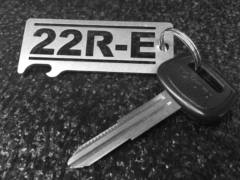 22R-E TOYOTA - Stainless Steel Keychain Bottle Opener