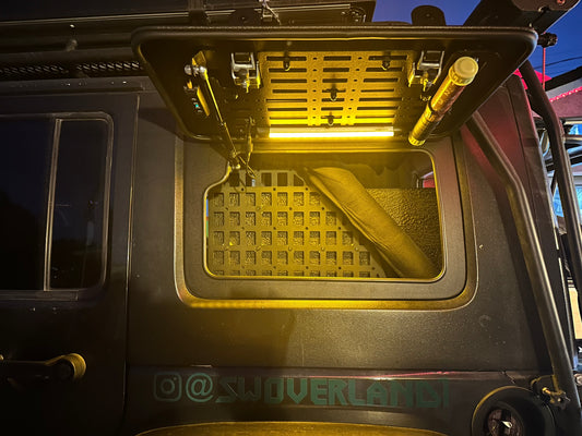 JKU - 4 Door 2007-2010 Gullwing Hatch System with Molle Panels