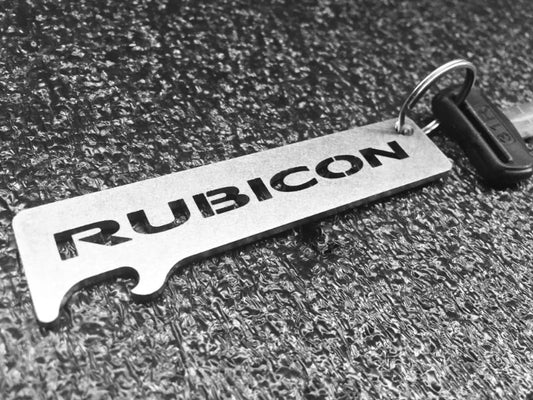 JEEP RUBICON - Stainless Steel Keychain Bottle Opener