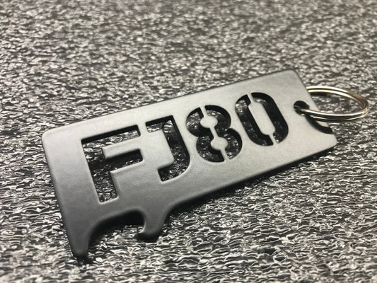 TOYOTA FJ80 - ONYX Keychain Bottle Opener