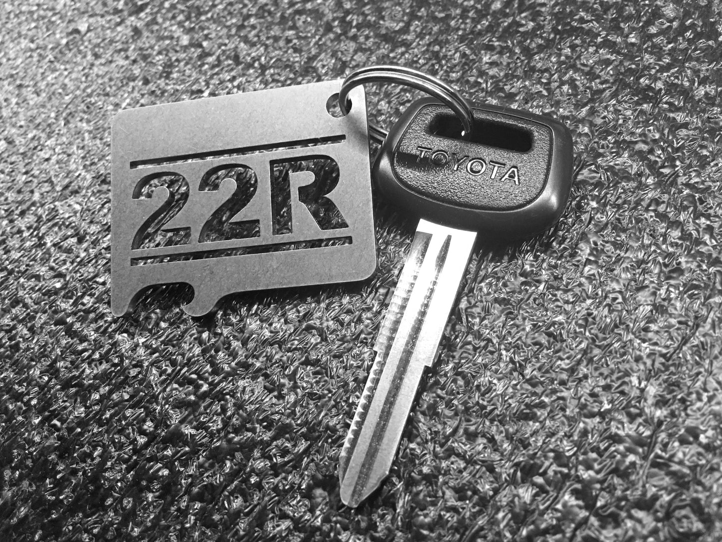 22R TOYOTA  - Stainless Steel Keychain Bottle Opener