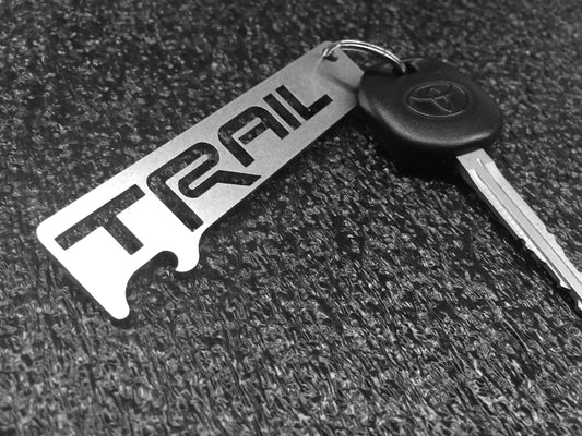 TOYOTA TRAIL - Stainless Steel Keychain Bottle Opener